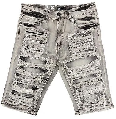 Мужские джинсовые шорты Waimea Grey Wash Destroyed — 30