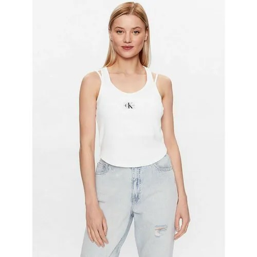 Топ Calvin Klein Jeans, размер S [INT], белый