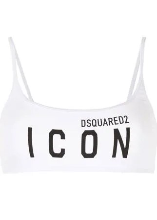 Dsquared2 бюстгальтер-бралетт с логотипом