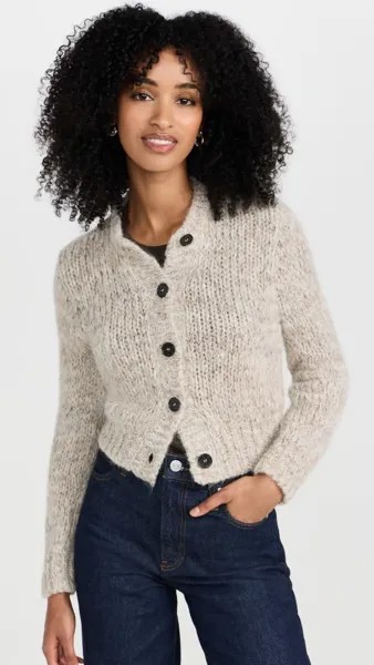 Свитер FRAME Marl Cardi Alpaca