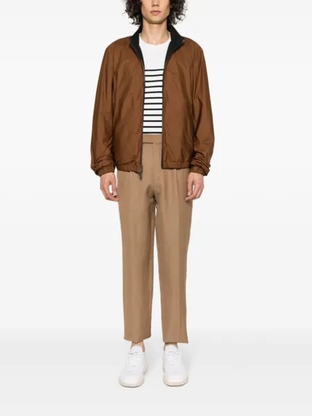 Двусторонняя легкая куртка Zegna, коричневый