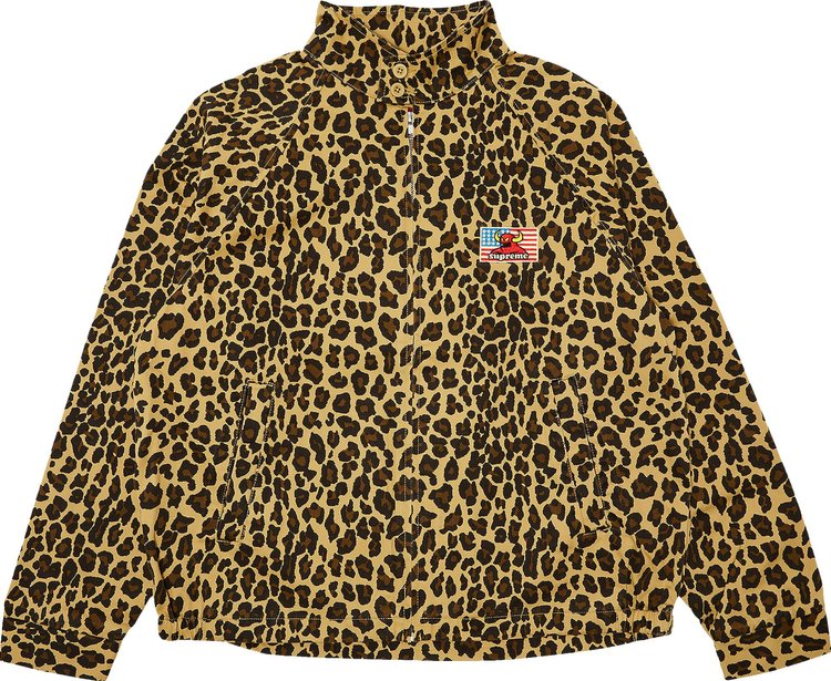 Куртка Supreme x Toy Machine Harrington 'Leopard', загар
