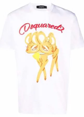 Dsquared2 футболка с принтом