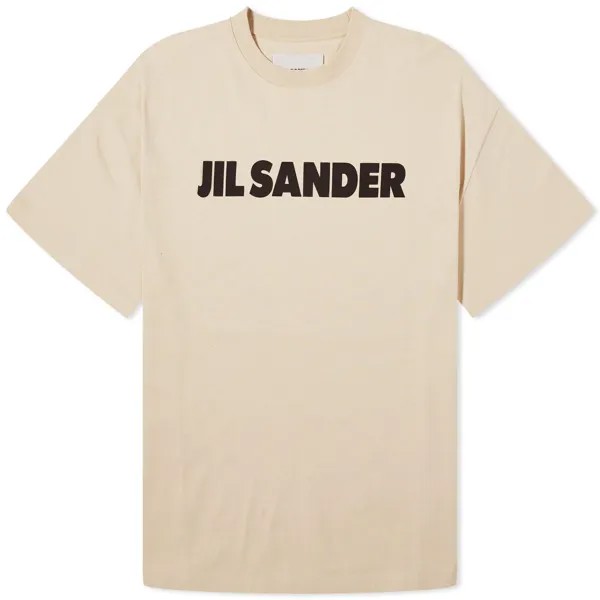 Футболка Jil Sander Logo, цвет Dark Sand