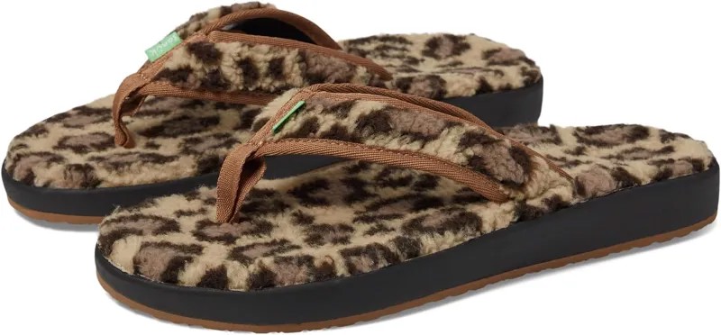 Шлепанцы Furreal ST Cheetah Sanuk, цвет Tarzan