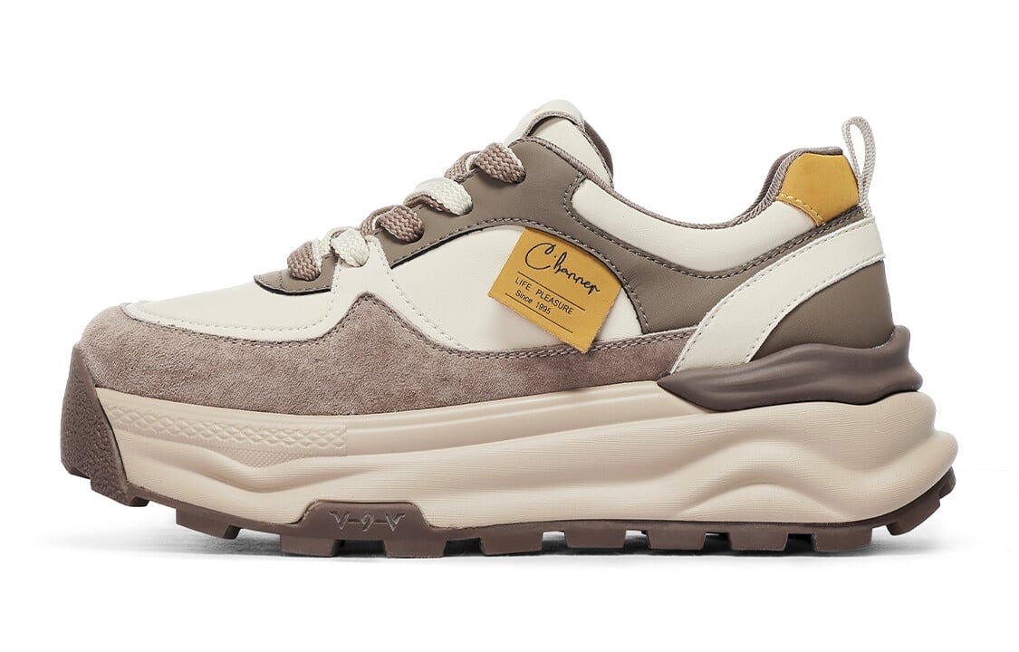 Кроссовки C°BANNER Lifestyle Shoes Women's Low-top Khaki, хаки