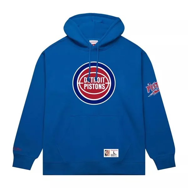 Мужская толстовка с капюшоном Mitchell & Ness Detroit Pistons Royal