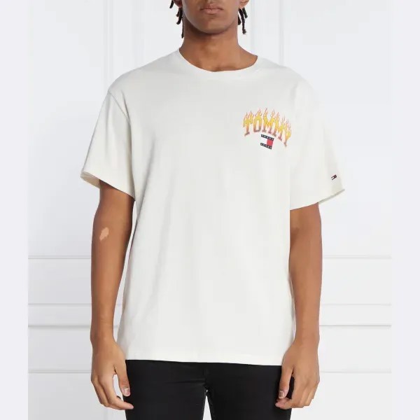 Футболка свободного кроя Tommy Hilfiger, экрю