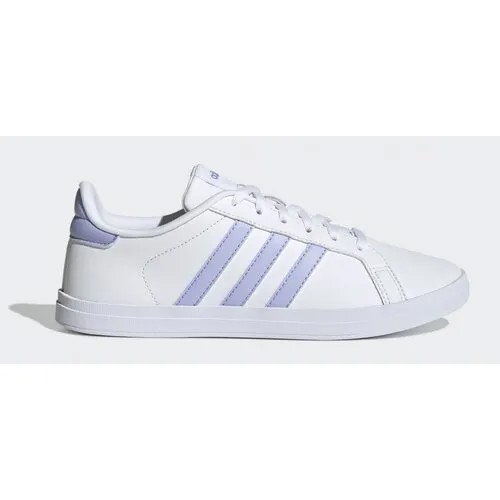 Кеды adidas Courtpoint, размер 4,5 UK, белый/фиолетовый