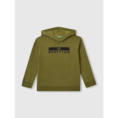 Толстовка UNITED COLORS OF BENETTON, размер 150 (XL), зеленый