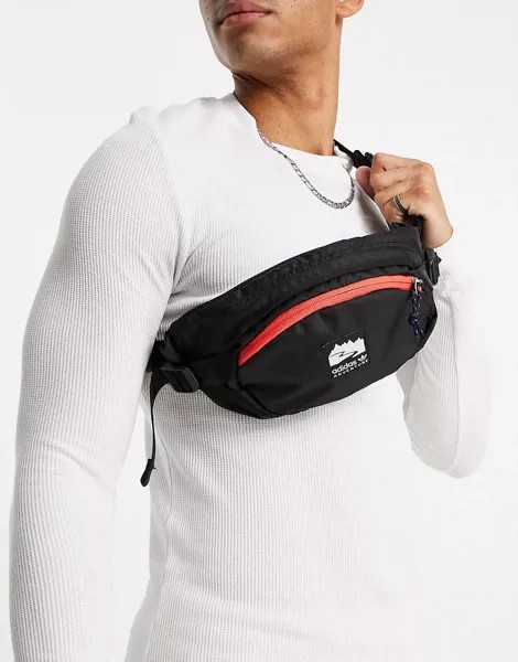 Черная сумка-кошелек на пояс adidas Originals Adventure-Черный цвет