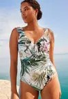 Купальник FRILL WRAP TUMMY CONTROL Next, темно-фиолетовый