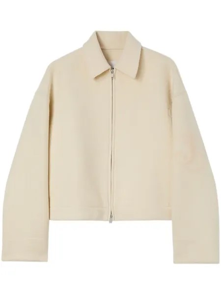 Jil Sander куртка с логотипом, нейтральный цвет
