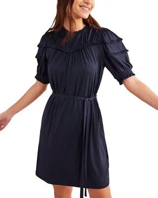 Женское мини-платье из джерси с кокеткой Boden