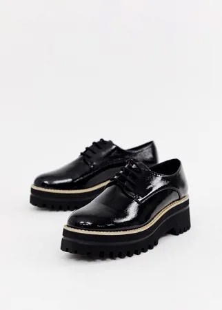 Массивные туфли на шнуровке Park Lane-Черный