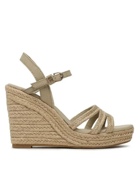 Эспадрильи Essential Basic Wedge Sandal Tommy Hilfiger, бежевый