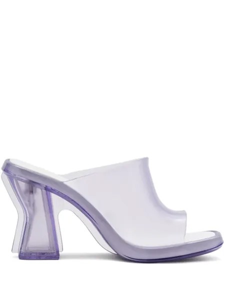 Marc Jacobs прозрачные мюли из коллаборации с Melissa, фиолетовый