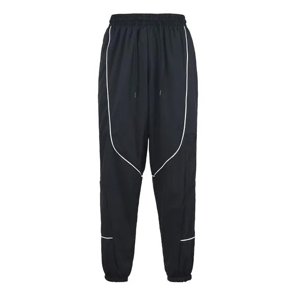 Спортивные штаны Men's Nike Throwback Casual Basketball Sports Bundle Feet Long Pants/Trousers Autumn Black, черный