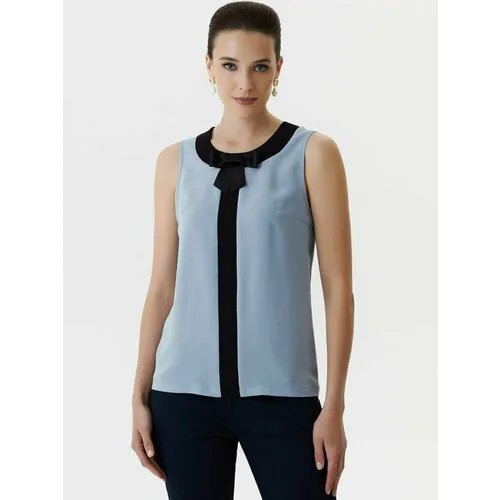 Блуза Арт-Деко, размер 42, серый