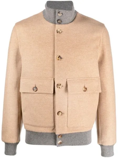 Brunello Cucinelli кашемировая куртка, нейтральный цвет