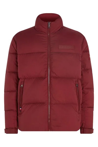 Пышная зимняя куртка со стеганой отделкой Tommy Hilfiger, красный