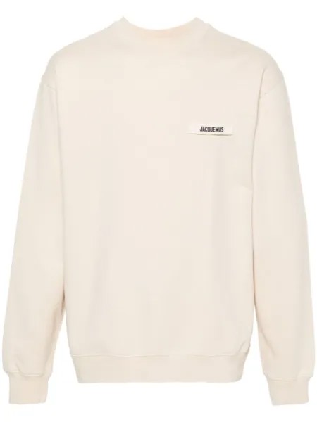 Jacquemus топ Le Sweatshirt Gros Grain, нейтральный цвет