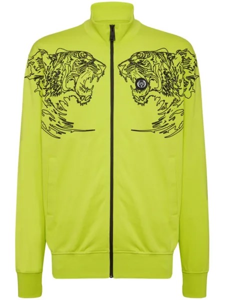 Plein Sport куртка с логотипом, желтый