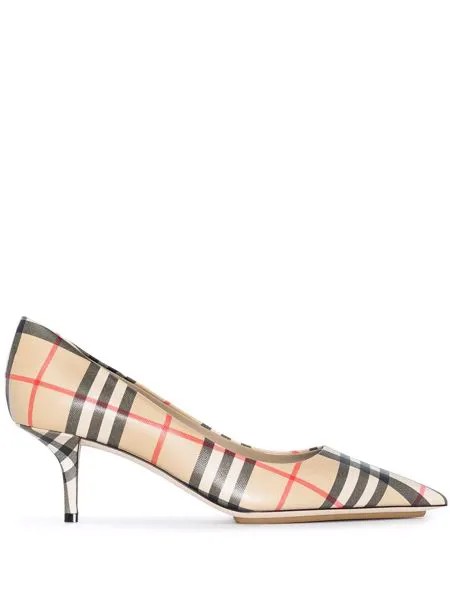 Burberry туфли Aubri 50 в клетку Vintage Check