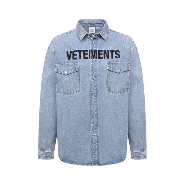 Джинсовая рубашка VETEMENTS