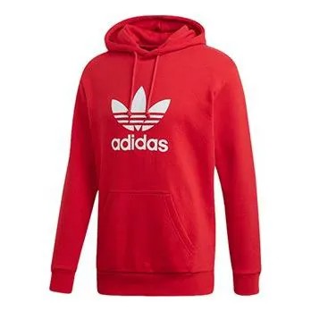 Толстовка adidas originals New Men'S Trefoil Pullover Red, красный
