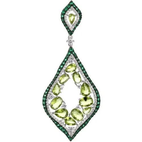 Подвеска ELEMENT47, серебро, 925 проба, циркон