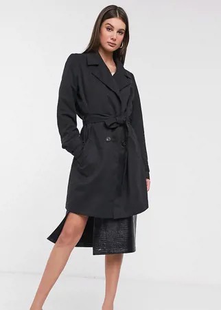 Черный макинтош классического кроя Vero Moda Tall