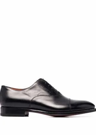 Santoni оксфорды с миндалевидным носком