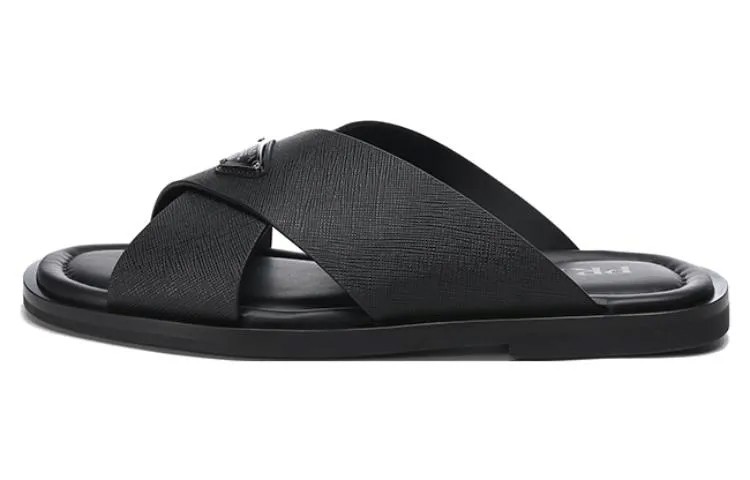 Мужские шлепанцы PRADA, Black