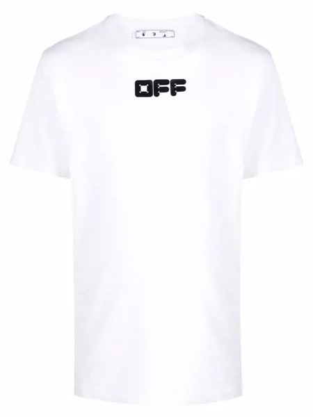 Off-White футболка с логотипом