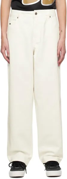 Бело-белые мешковатые джинсы Dime