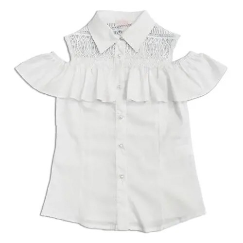 Блуза COLABEAR, Размер 160 см, белый, 184119