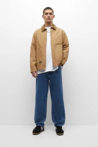Джинсы мешковатого кроя Pull&Bear, темно-синий