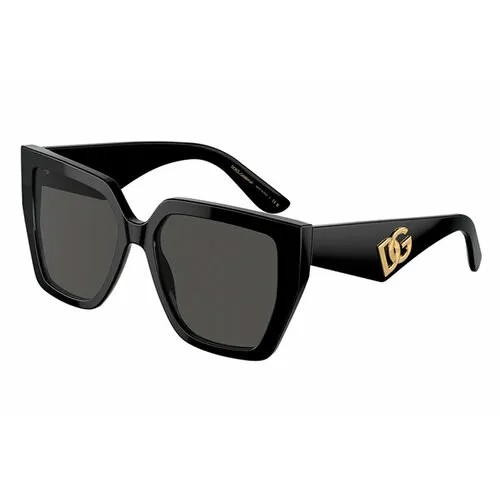 Солнцезащитные очки DOLCE & GABBANA DG 4438 501/87, черный, серый