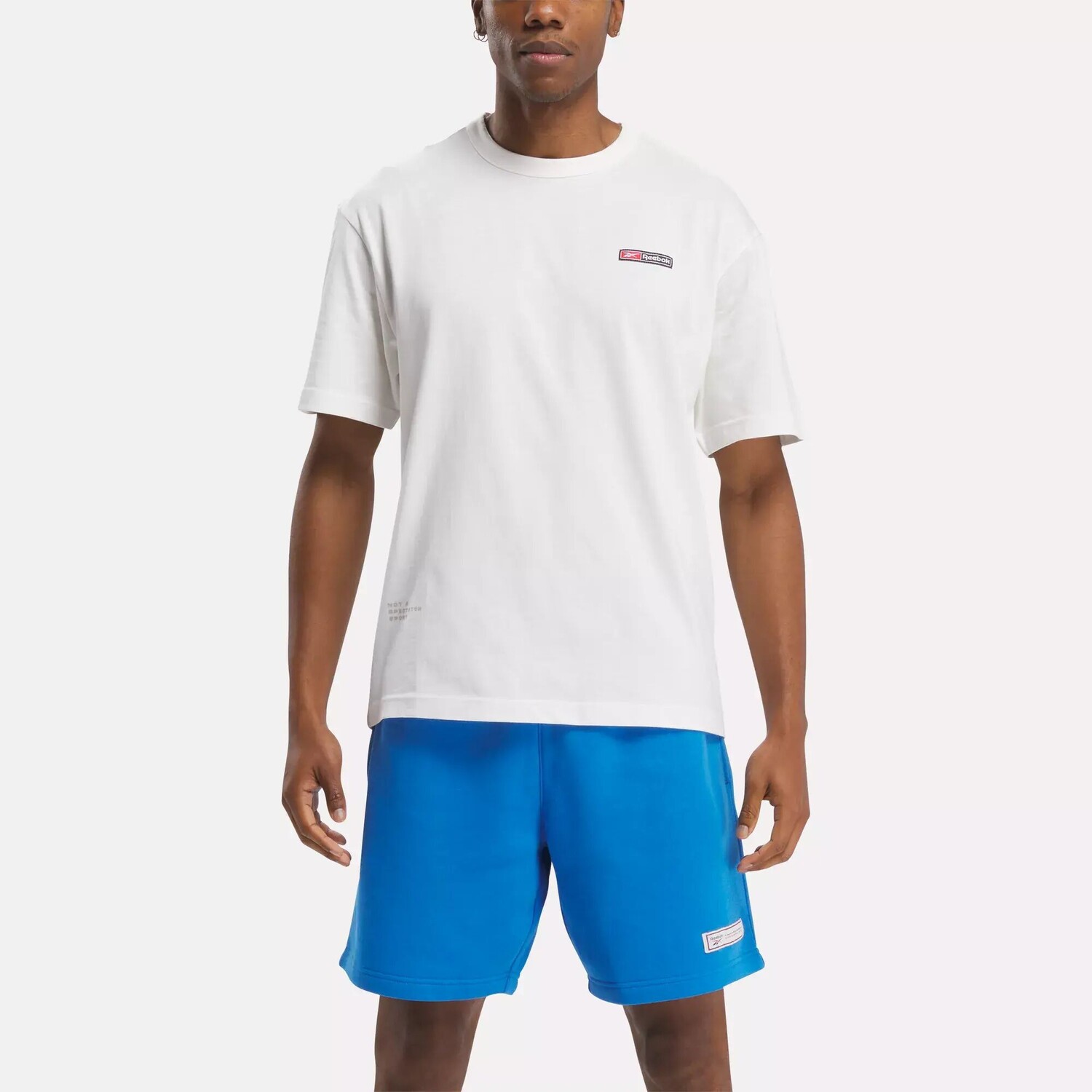 Футболка Identity Logo Mash-Up Reebok, белый