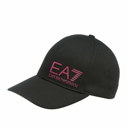 Кепка EA7, размер S, черный, розовый