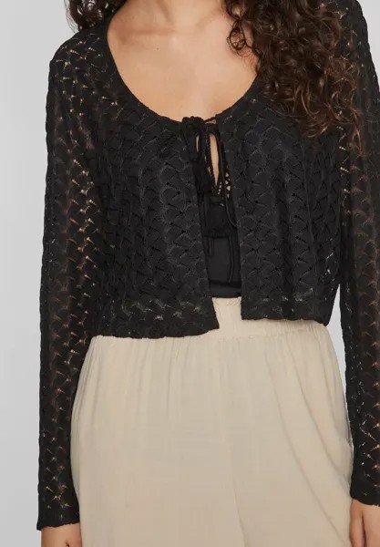 Кардиган VISOLIRA O NECK CARDIGAN VILA, черный