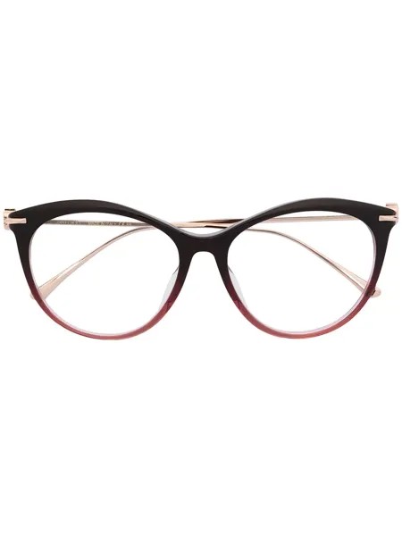 Jimmy Choo Eyewear очки в оправе 'кошачий глаз' с эффектом омбре