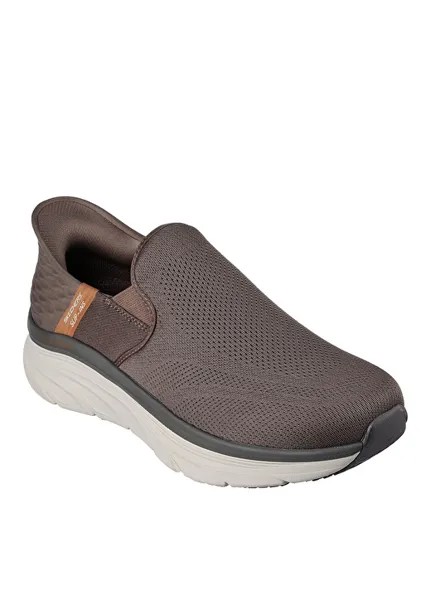 Коричневые мужские прогулочные туфли Skechers