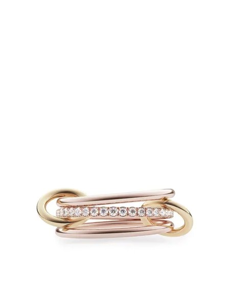 Spinelli Kilcollin кольцо Sonny из розового золота с бриллиантами