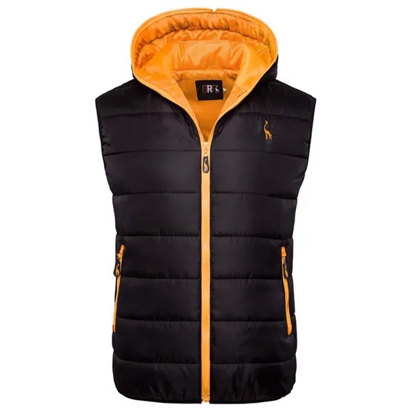 Жилет Giraffe мужской с капюшоном, куртка на молнии, повседневная безрукавка, Techwear, зима 2021