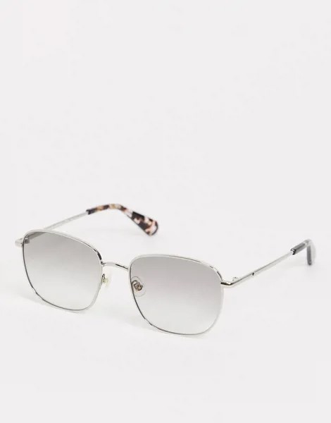 Квадратные солнцезащитные очки Kate Spade kiyah-Серебристый
