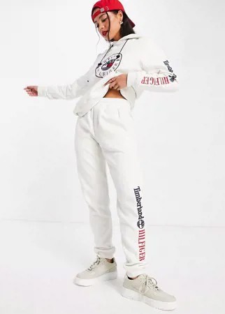 Кремовые спортивные штаны Tommy Hilfiger x Timberland-Белый