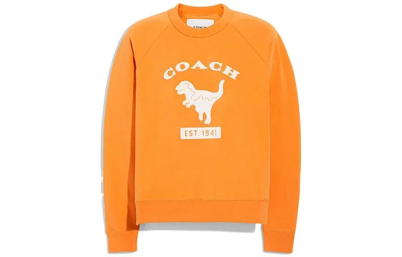 Толстовка мужская оранжевая Coach, оранжевый