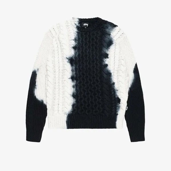 Свитер Tie Dye Fisherman Sweater Stussy, мультиколор